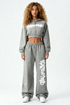 DISTRESSED WMNS JOGGER SMOKE GREY