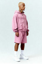 DISTRESSED SHORTS SAKURA PINK