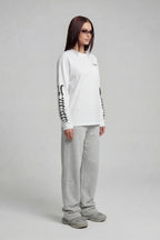 OLD ENGLISH LONGSLEEVE WHITE