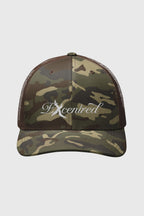 SCRIPT CAMO TRUCKER CAP