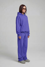 BASIC HOODIE ELECTRIC PURPLE