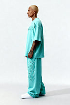 DISTRESSED T-SHIRT CRYSTAL TIFFANY