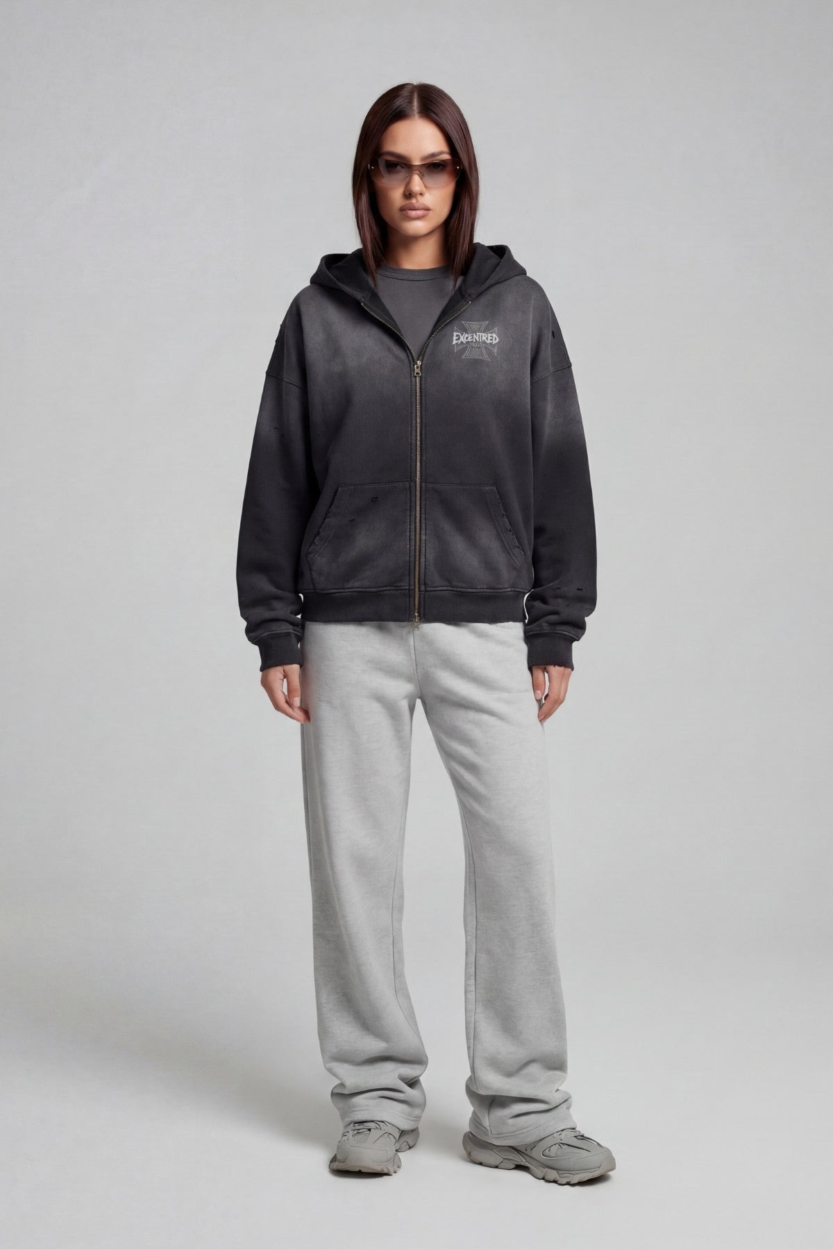 IRON CREST ZIP HOODIE