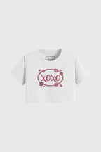 XOXO CROPPED TEE
