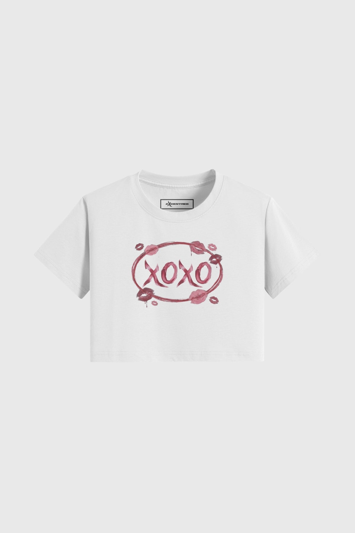 XOXO CROPPED TEE