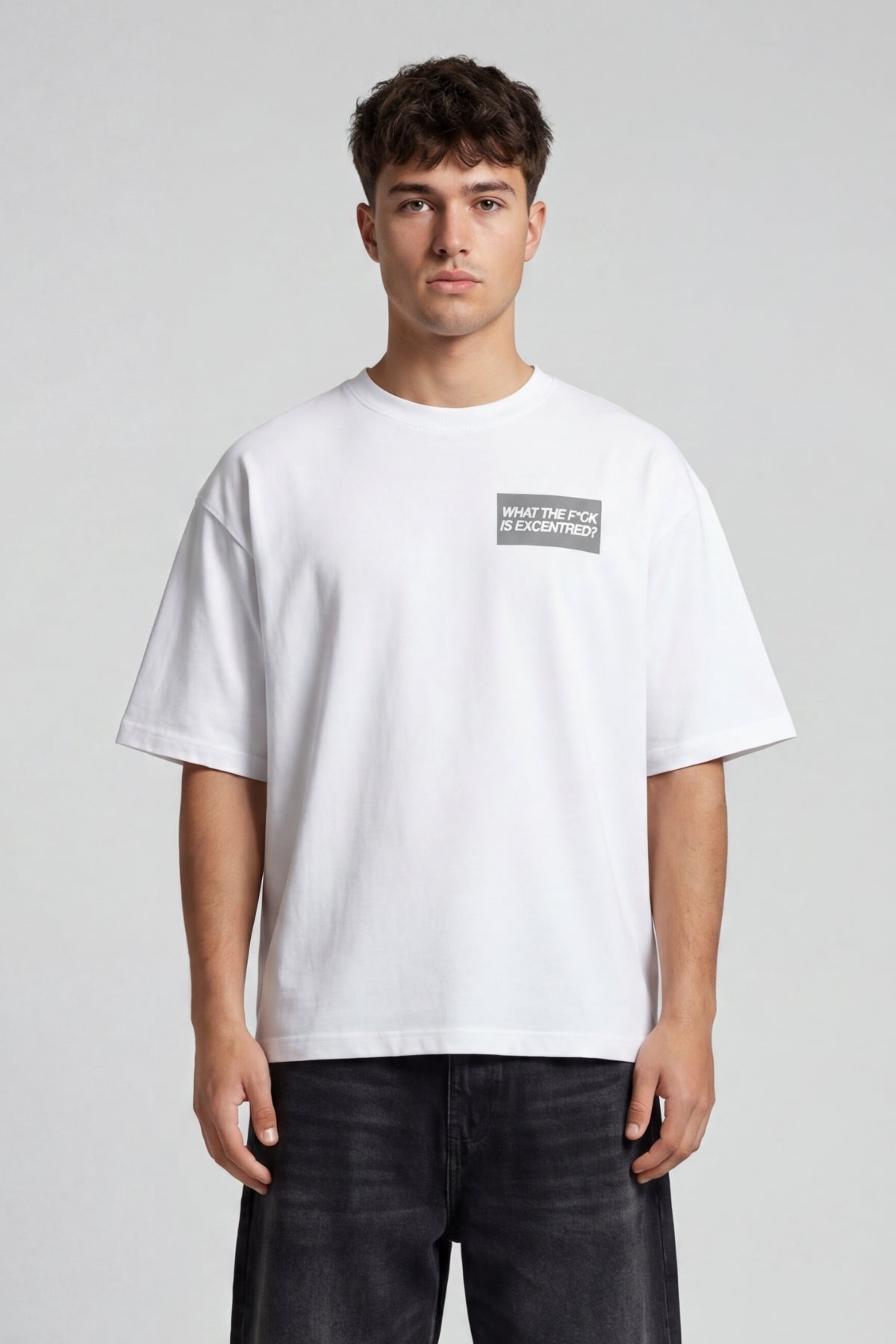 GREY WTF T-SHIRT
