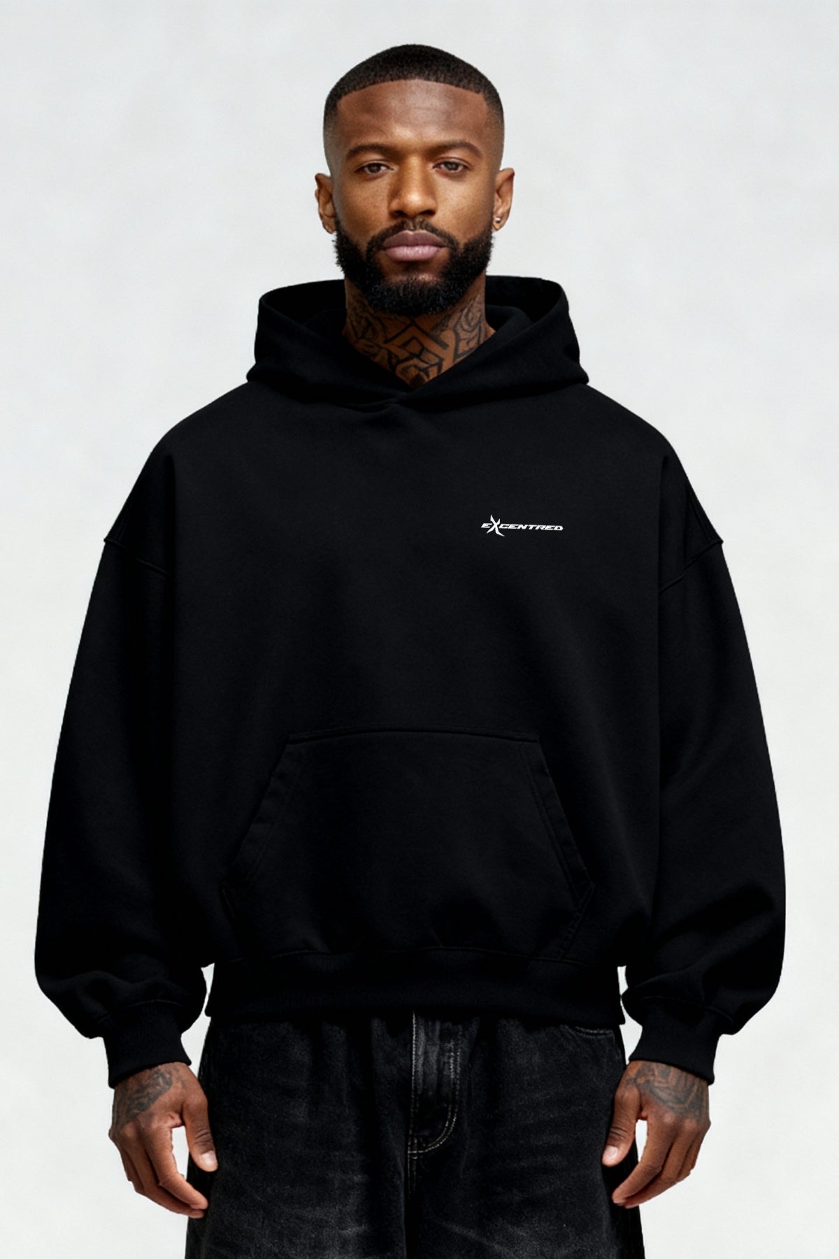 DISTRESSED BASIC HOODIE