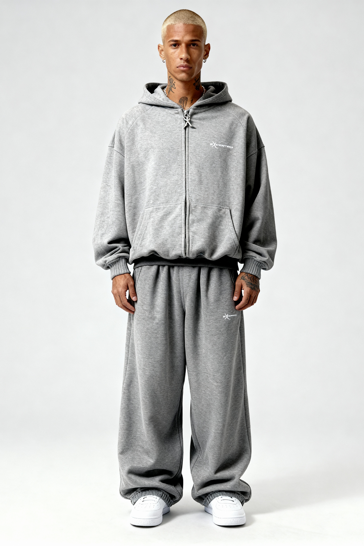 TRACKSUIT SET SMOKE GREY