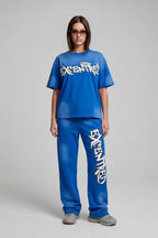 BLUE GRAFFITI TEE