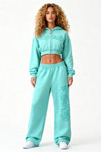 DISTRESSED WOMEN SET CRYSTAL TIFFANY