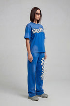 BLUE GRAFFITI TEE