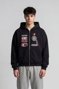 BADGE ZIP HOODIE