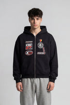 BADGE ZIP HOODIE