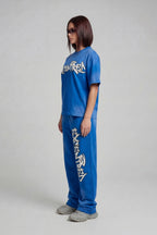BLUE GRAFFITI TEE
