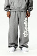 DISTRESSED JOGGER SMOKE GREY