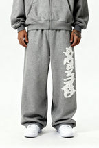 DISTRESSED JOGGER SMOKE GREY