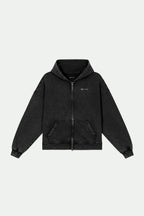 DARK STONE GREY ZIP HOODIE