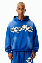 BLUE GRAFFITI HOODIE SET – Set aus Hoodie und Jogger von EXCENTRED – Produktbild 4