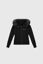 WOMENS FUR ZIP HOODIE