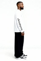 STARBURST LONGSLEEVE WHITE
