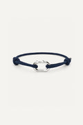 NAVY MAKRAMEE BRACELET