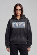 WASHED BERLIN ZIP HOODIE