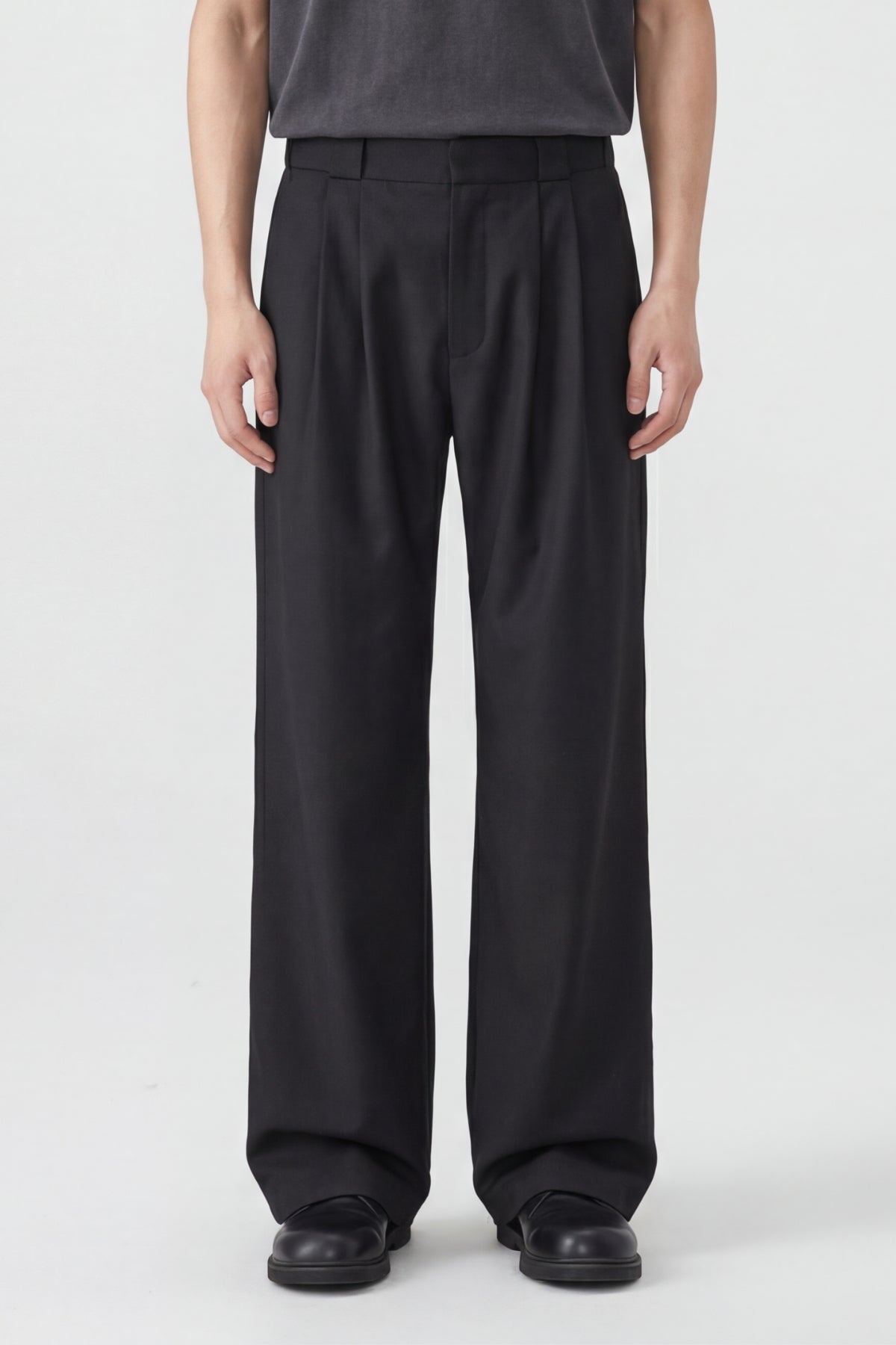 TAILORED WIDE LEG PANTS
