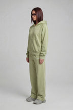 ZIP HOODIE MATCHA GREEN