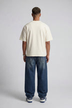 CREAM EMBLEM T-SHIRT