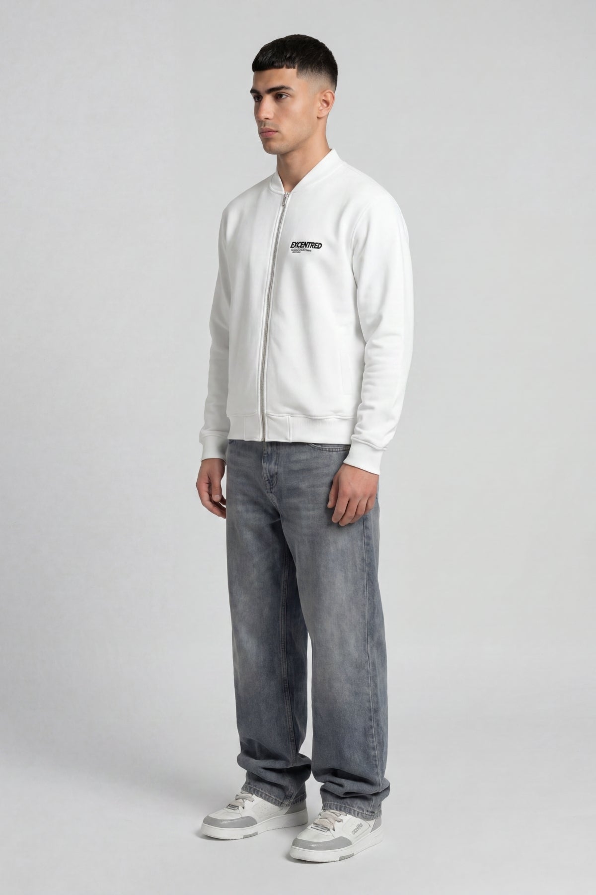 UNIFROM BOMBER JACKET WHITE