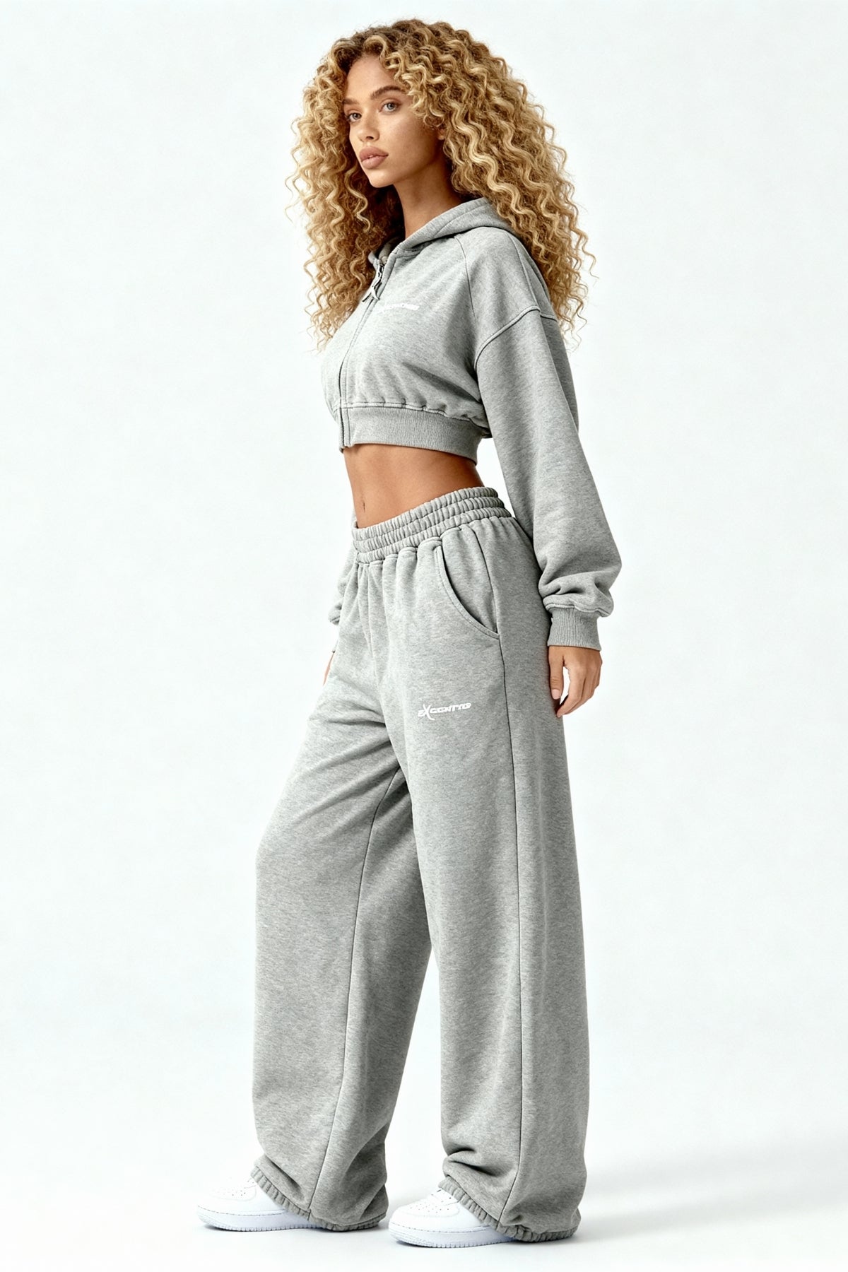 WOMEN SET SMOKE GREY
