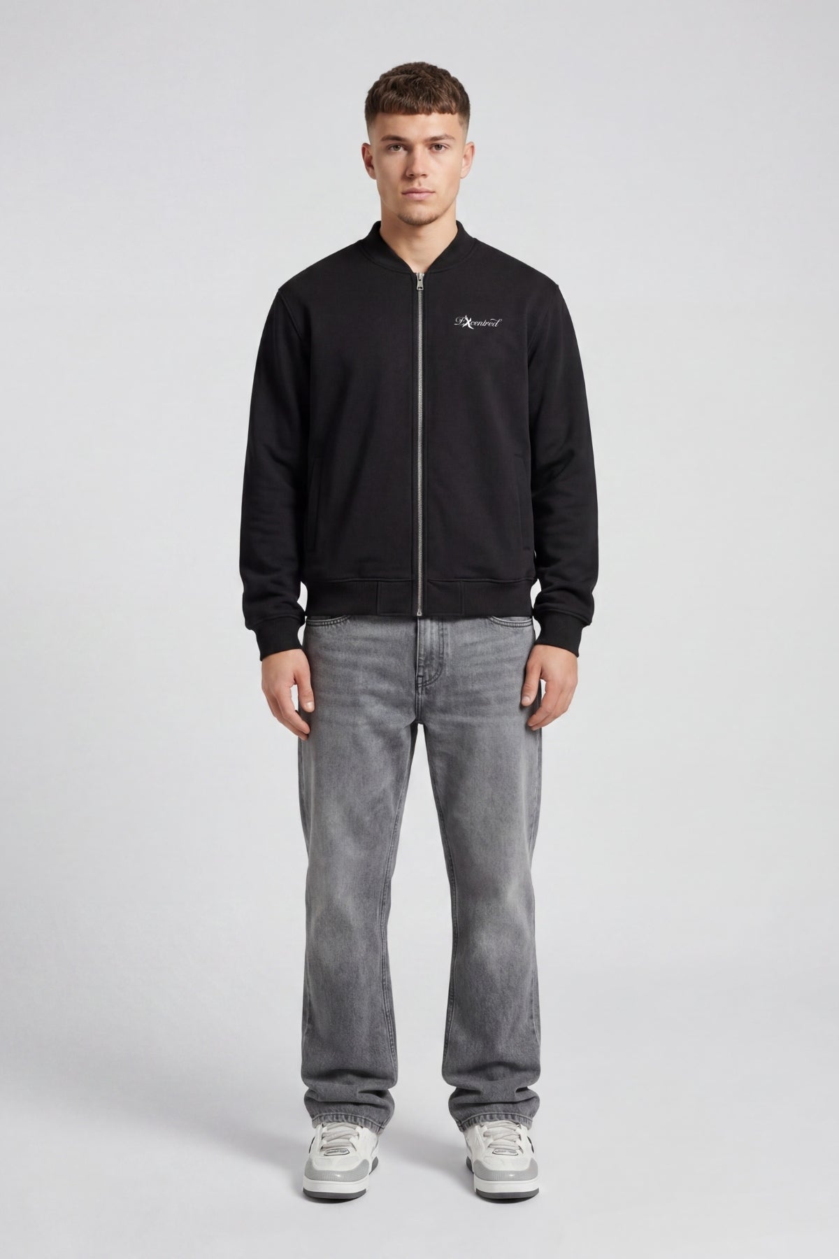 SKRIPT BOMBER JACKET BLACK