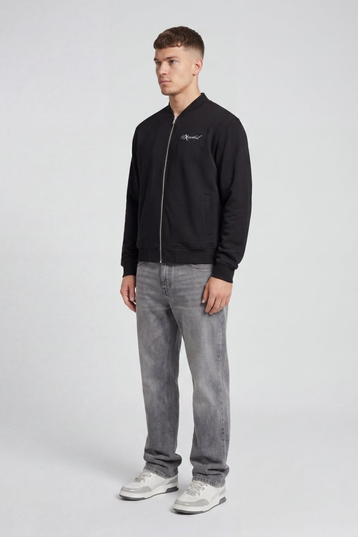 SKRIPT BOMBER JACKET BLACK