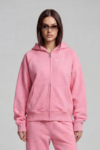 ZIP HOODIE SAKURA PINK