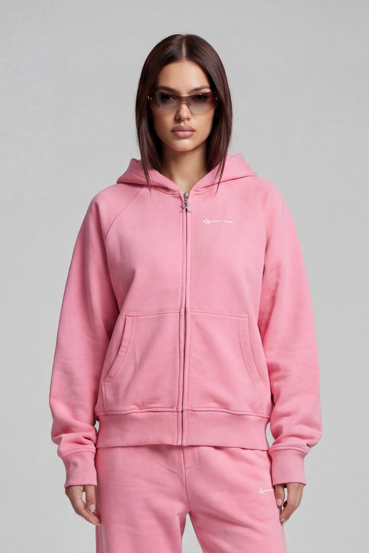 ZIP HOODIE SAKURA PINK