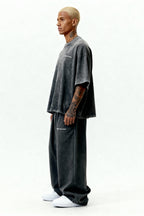 BASIC T-SHIRT SET STONE GREY – Set aus T-Shirt und Jogger von EXCENTRED – Produktbild 2