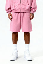 BASIC SUMMER SET SAKURA PINK – Set aus T-Shirt und Shorts von EXCENTRED – Produktbild 3