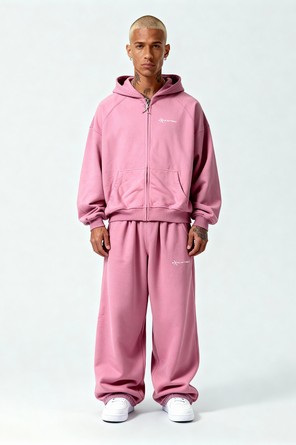 ZIP HOODIE SAKURA PINK