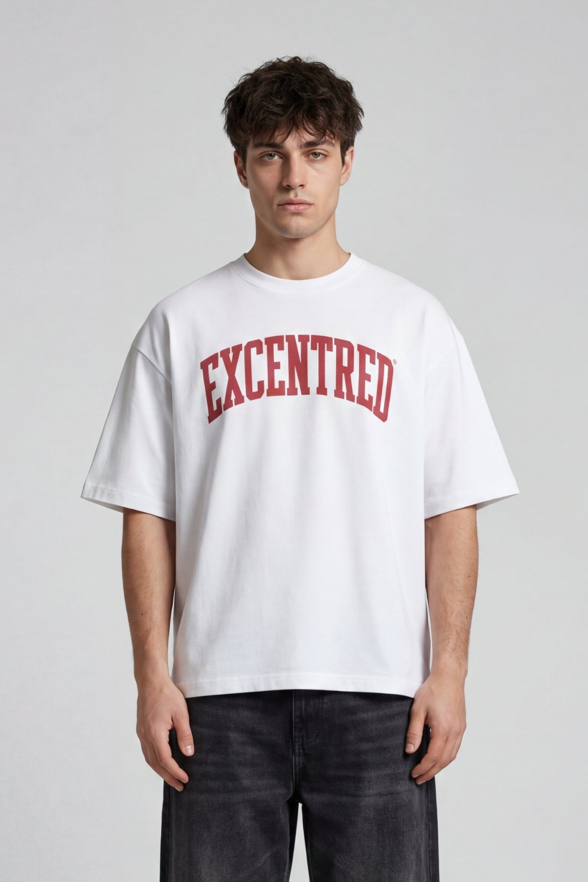 WHITE COLLEGE T-SHIRT