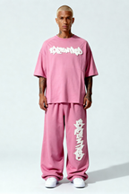 DISTRESSED T-SHIRT SAKURA PINK