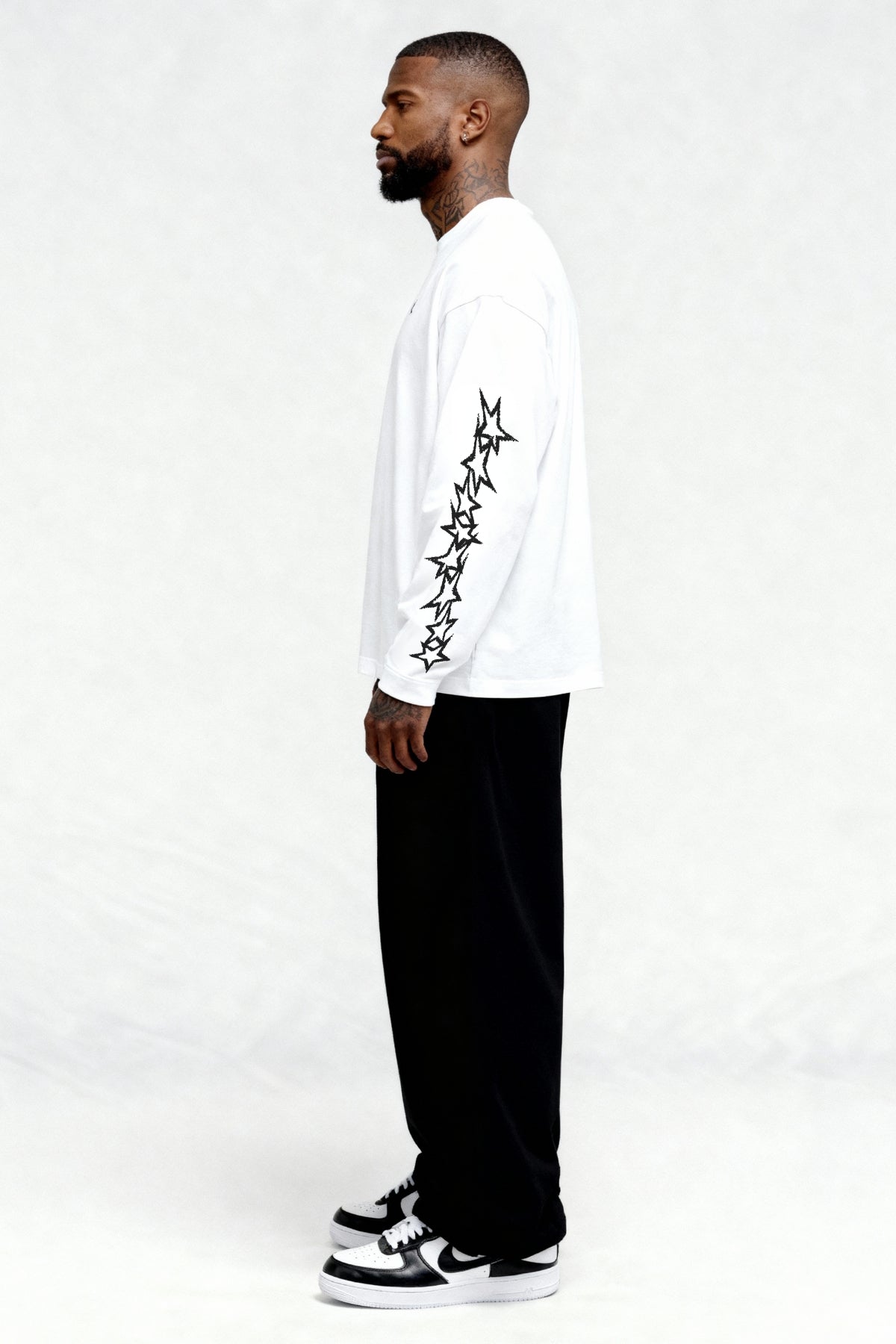 STARBURST LONGSLEEVE WHITE