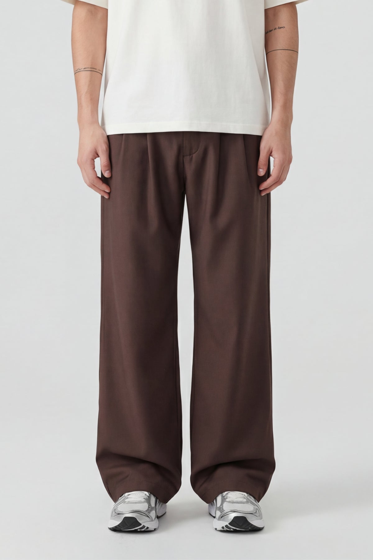 TAILORED WIDE LEG PANTS