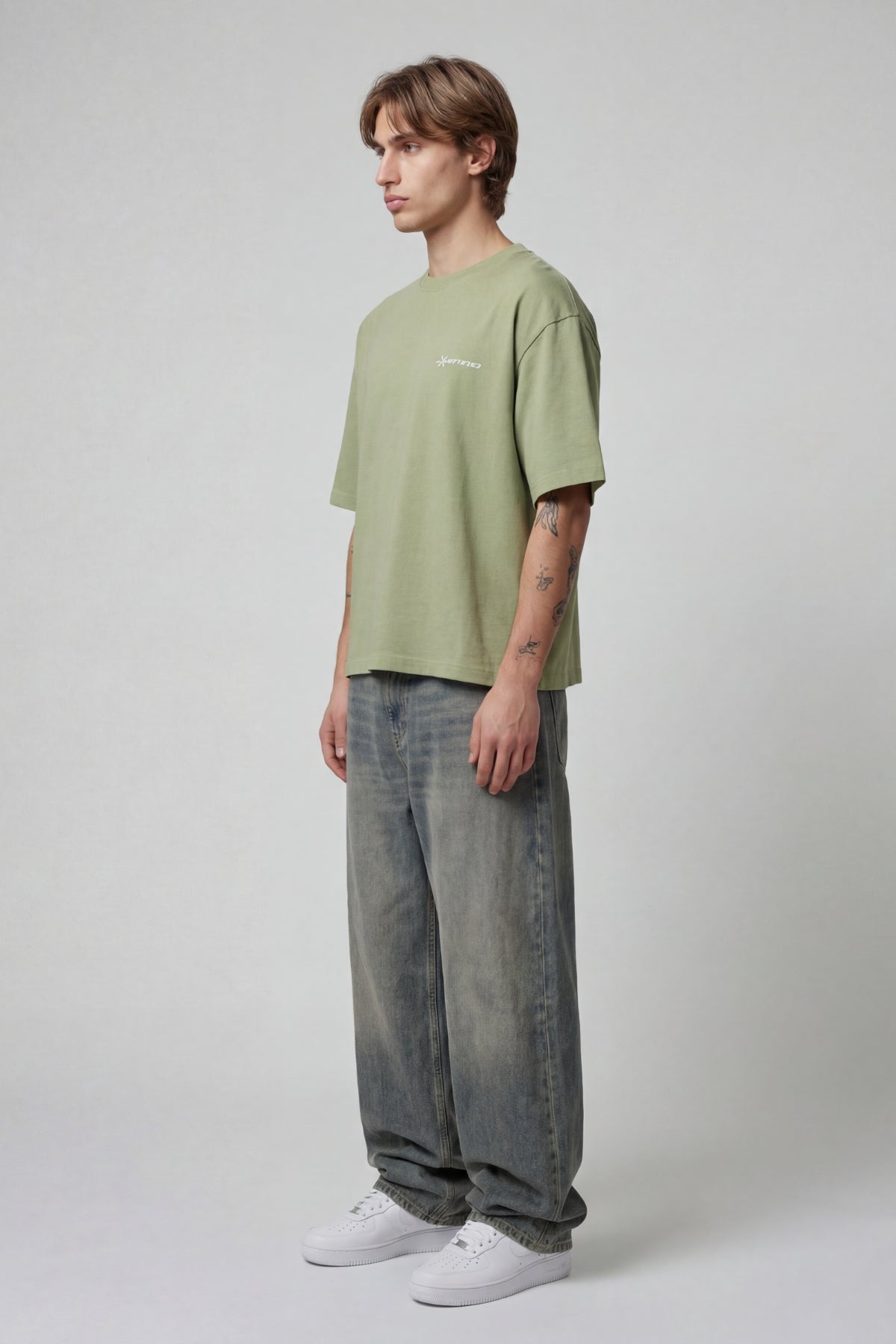 T-SHIRT MATCHA GREEN