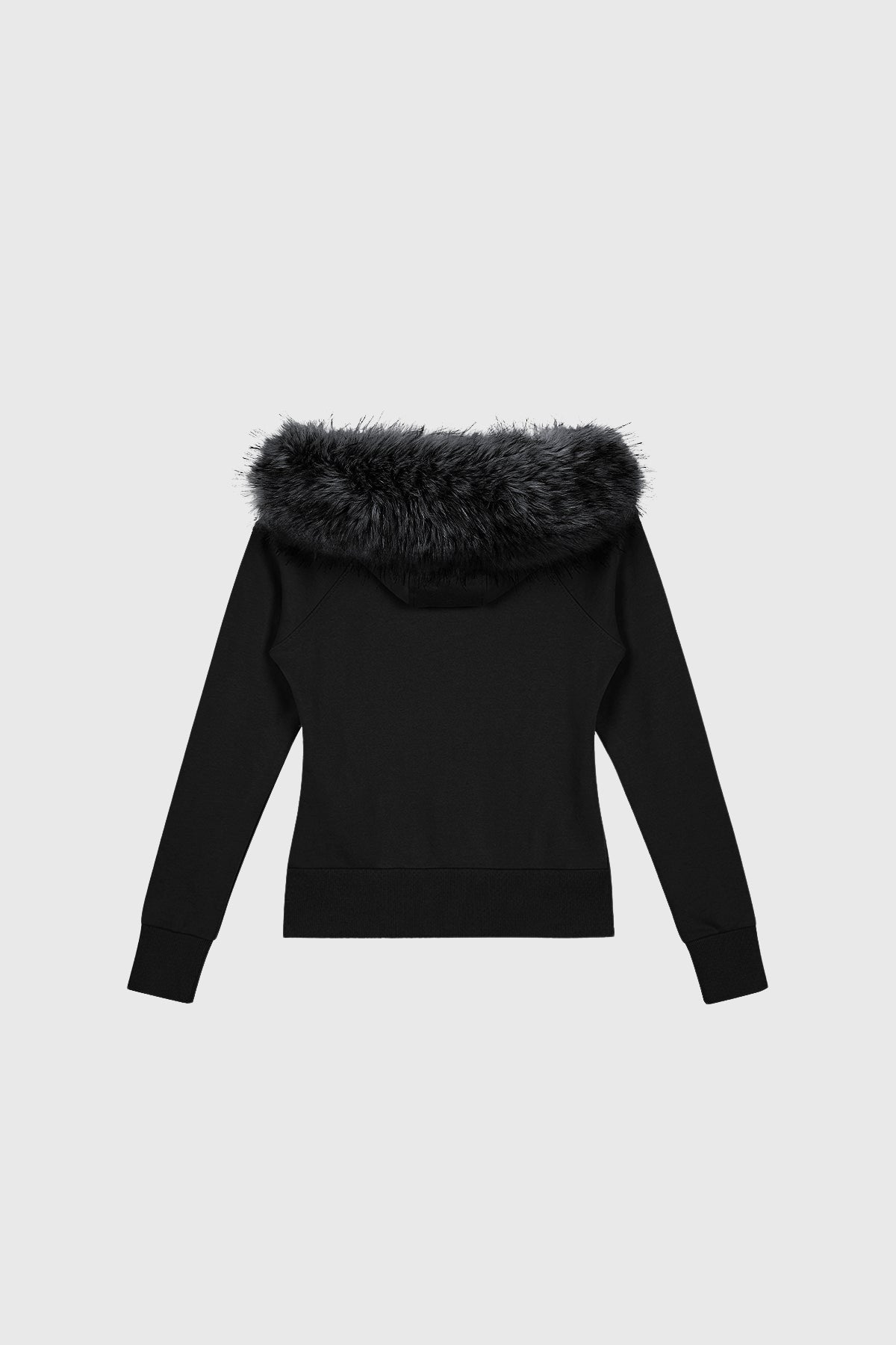 WOMENS FUR ZIP HOODIE