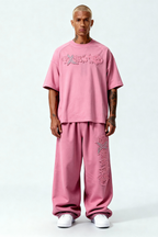 DISTRESSED T-SHIRT SAKURA PINK