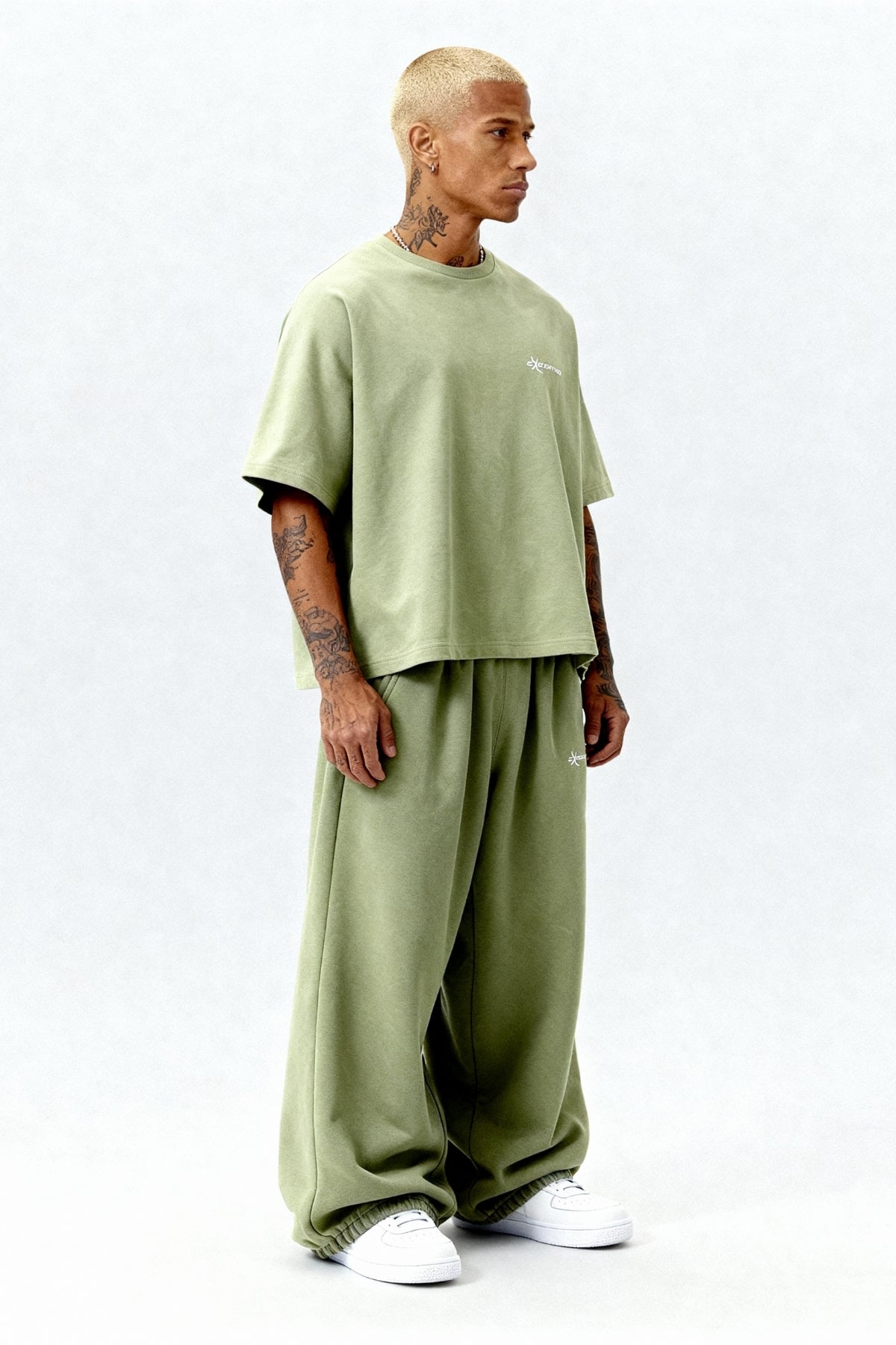 T-SHIRT SET MATCHA GREEN