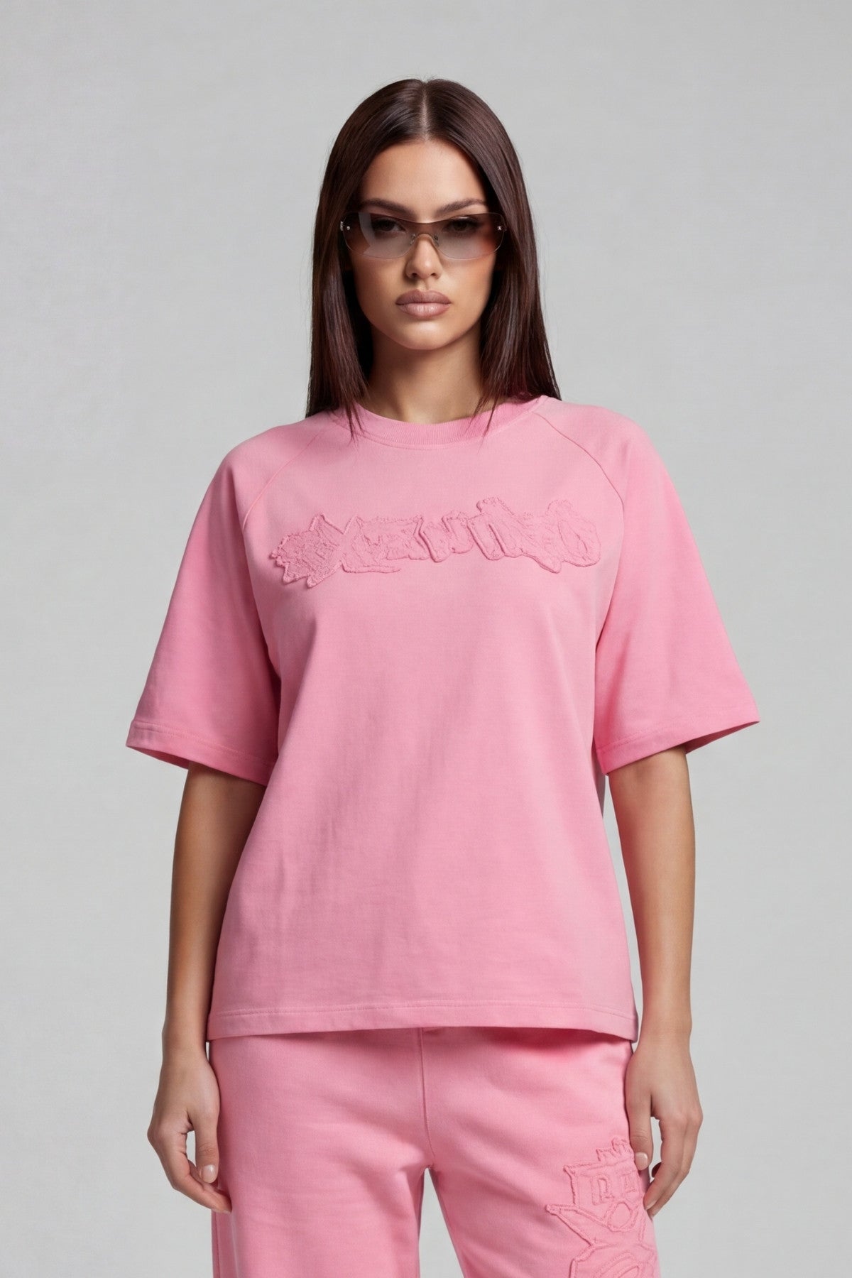 DISTRESSED T-SHIRT SAKURA PINK