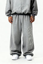 DISTRESSED JOGGER SMOKE GREY