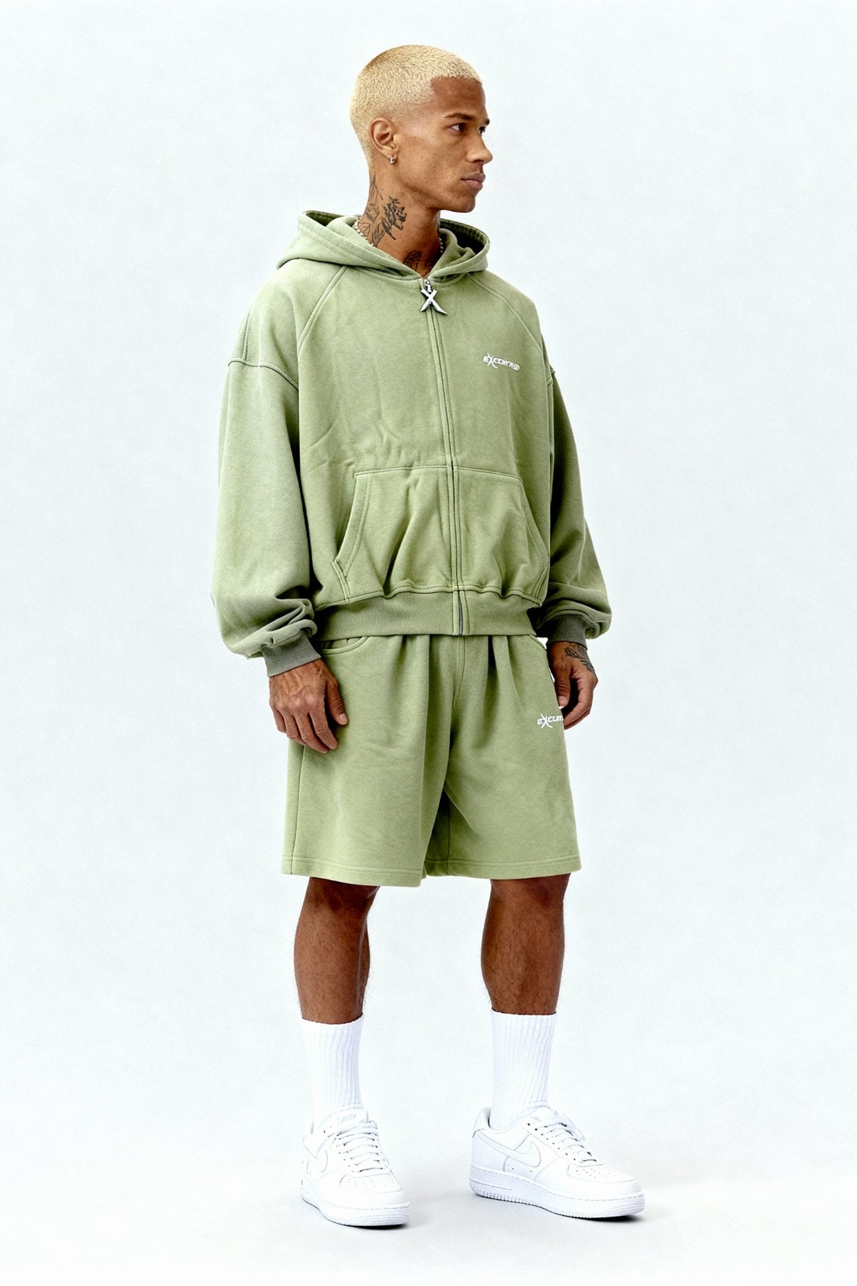 SHORTS MATCHA GREEN