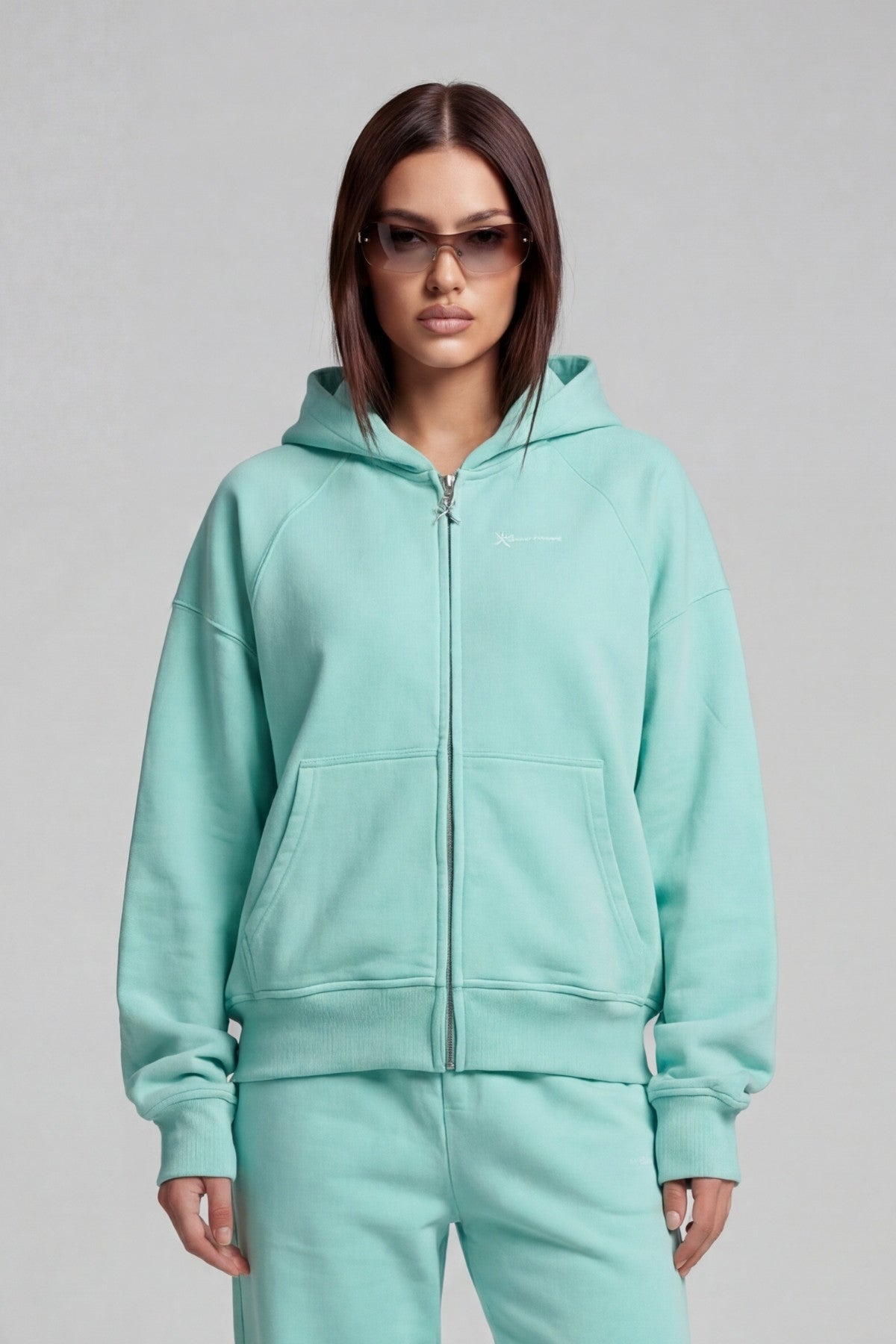 ZIP HOODIE CRYSTAL TIFFANY